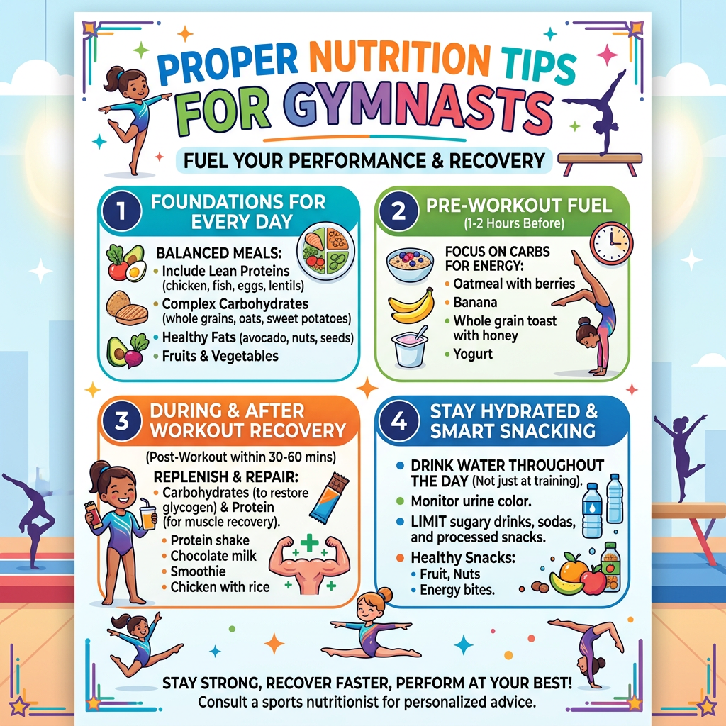 How Gymnastics Nutrition Changes by Age
